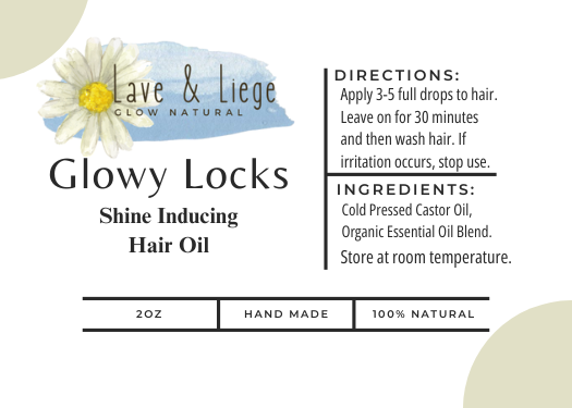 Glowy Locks- Shine Inducing Hair Oil